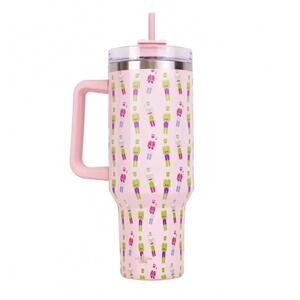 NEW THE ROYAL STANDARD candy nutcracker tumbler in pink